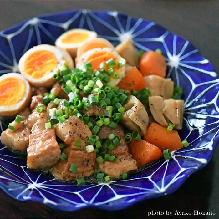 【波佐見焼】ホワイトライン麻 波 プレート L 瑠璃 食器 皿 【翔芳窯】 [FE09]  波佐見焼