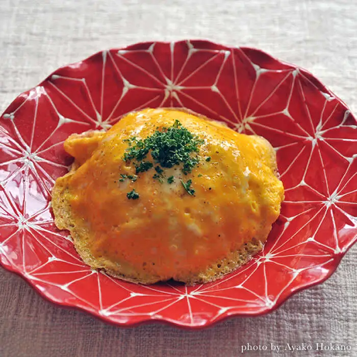 【波佐見焼】ホワイトライン麻 波 プレート L 赤 食器 皿 【翔芳窯】 [FE10]  波佐見焼
