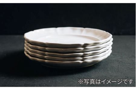 【波佐見焼】花リム プレート 2枚セット 食器 皿 【イロドリ】 [KE14] 波佐見焼