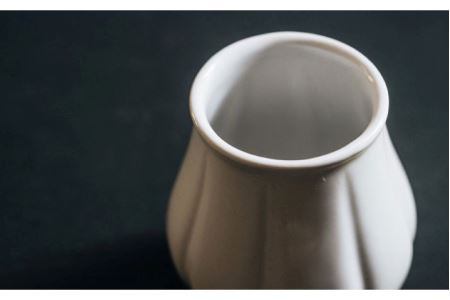 【波佐見焼】つぼみ カップ 白つや 2個セット 食器 皿 【イロドリ】 [KE15] 波佐見焼