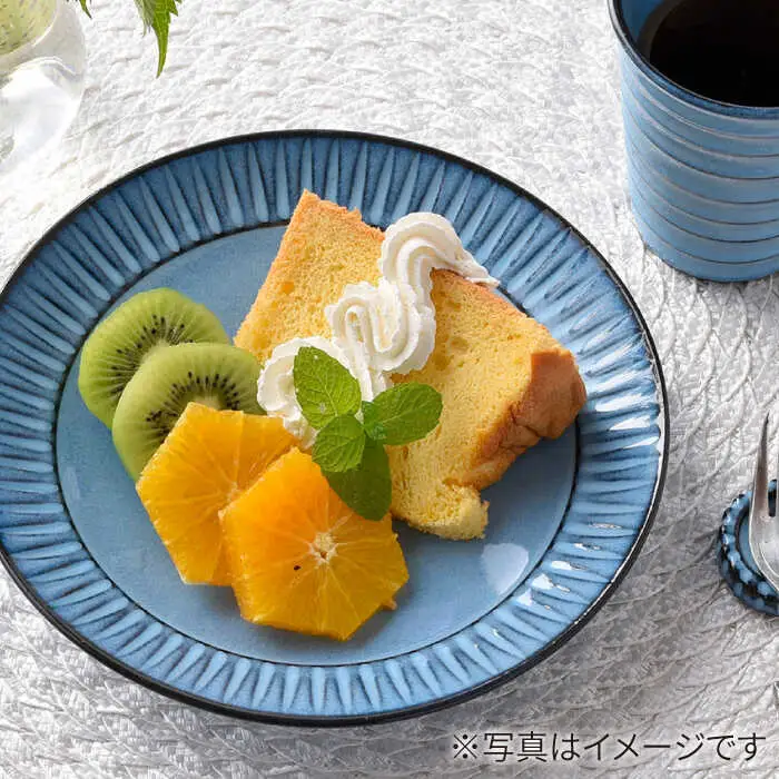 【波佐見焼】蒼鎬 プレート 大小3枚セット 取り皿 大皿 食器 【利左エ門窯】 [QB46]  波佐見焼