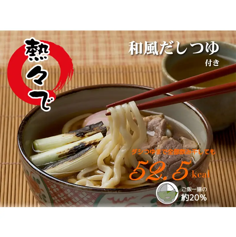 こんにゃく配合で食物繊維たっぷり＆低カロリー！ストレスなく食事制限！ こんにゃく減脂(ヘルシー)うどんセット 8食分 ダイエット こんにゃく 蒟蒻 美肌 糖質制限 ローカロリー 置き換えダイエット 糖質カット F21K-163
