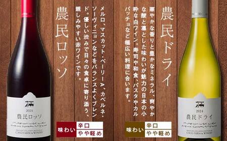 ココワイン 農民セット【 ワイン お酒 栃木県 足利市 】 F7Z-1921