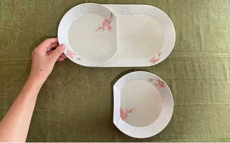 田清窯 組める有田焼 煌めく木蓮花 プレート皿 大 3枚セット | 70000円以内 7万円以内 | ec003