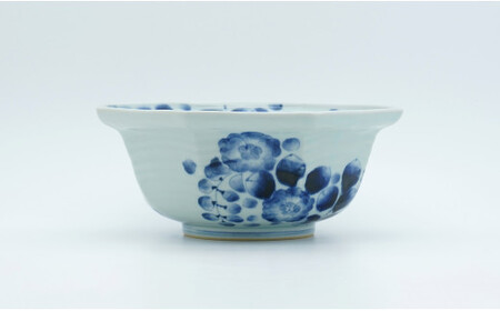 山口洋一工房 辻が花八角7.5寸鉢 有田焼 dh003