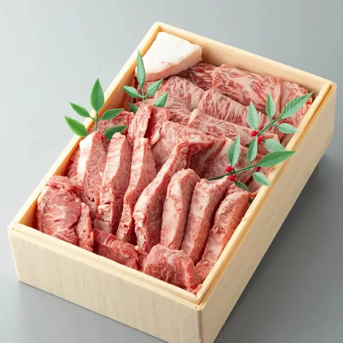 【P-323】宝牧場・グッドワン 近江牛・近江鴨焼肉用食べ比べセット［高島屋選定品］