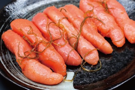 【贈答にも◎】辛子めんたい昆布漬 400g《木箱入り》