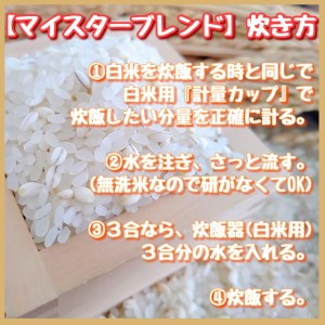 CID57_【６回定期便】無洗米+もち麦　４kg 【五つ星お米マイスターブレンド】 【五つ星お米マイスター厳選！】