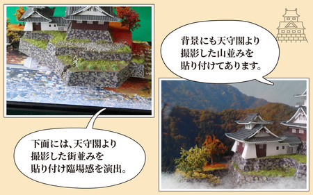 天空の城 越前大野城 ジオラマ 秋バージョン(2025ver.) [A-045002]