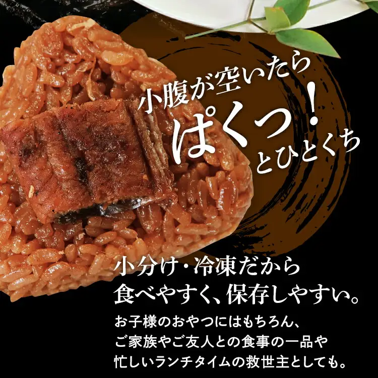 うなぎめしおむすび（2個入り×4パック）　BP01
