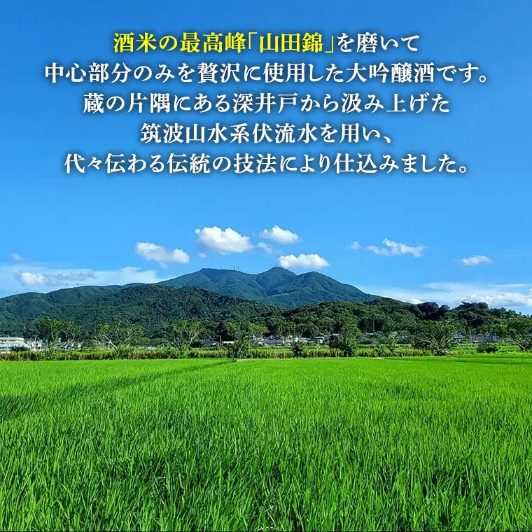花の井 大吟醸 1.8L 酒 お酒 ギフト 贈答 お土産 手土産 桐箱 日本酒 茨城県[AD003sa]