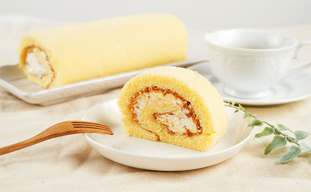 モッチリしっとり たわらやロール2本入り お菓子 スイーツ ロールケーキ 