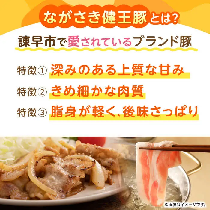 ながさき健王豚セット / 豚肉 健王豚 豚バラ バラ 豚ロース ロース / 諫早市 / 長崎県央農業協同組合　Aコープ本部 [AHAA001]