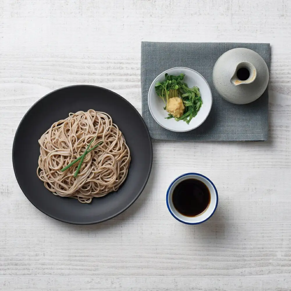諫早産えごま油50g+長崎島原手延えごま蕎麦250g4箱セット / えごま ごま 蕎麦 そば ソバ 乾麺 / 諫早市 / 株式会社ハクライドウ [AHBK001]