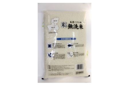【9036】美濃ハツシモ無洗米5kg　令和４年度産