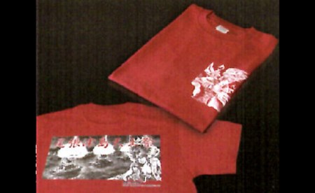【原哲夫作画】尾張津島天王祭限定「いくさの子」オリジナルTシャツ【Mサイズ】＆スポーツタオル