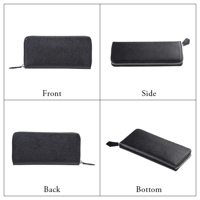 【豊岡財布】 craftsmanship　バレキRFウォレット（CW001）（ブラック）