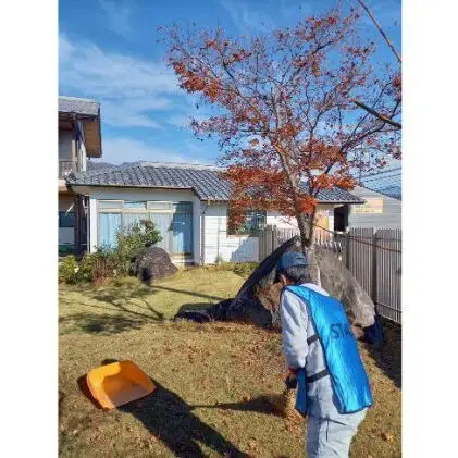 【実家空き家管理】外観、雑草、庭木見守り・落ち葉ゴミ掃除・郵便受け整理（1回プラン）プロが確認！写真付き点検報告書  生前整理 上田市