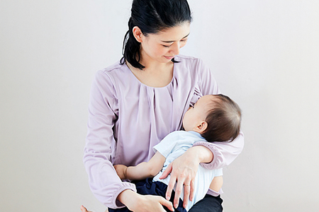 赤ちゃんに優しい秋から春まできれいめ授乳服セット ピンク/L トップス 下着 ブラジャー 【マタニティ】【ho0919】