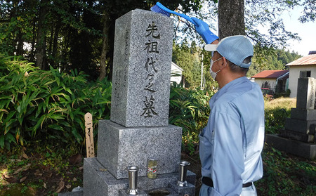 お墓参り・清掃代行サービス年間6回プラン（実施期間：5月～10月） チケット 