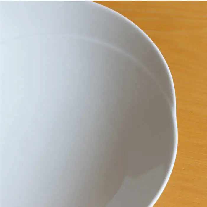【白山陶器】【食器セット】ともえ多用浅鉢 白磁 2枚 【波佐見焼】[TA106] 食器