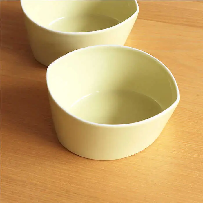 【白山陶器】【グッドデザイン賞受賞】リーヴズデザートカップ 小鉢 イエロー 2枚セット 食器 皿 【波佐見焼】[TA121] 波佐見焼