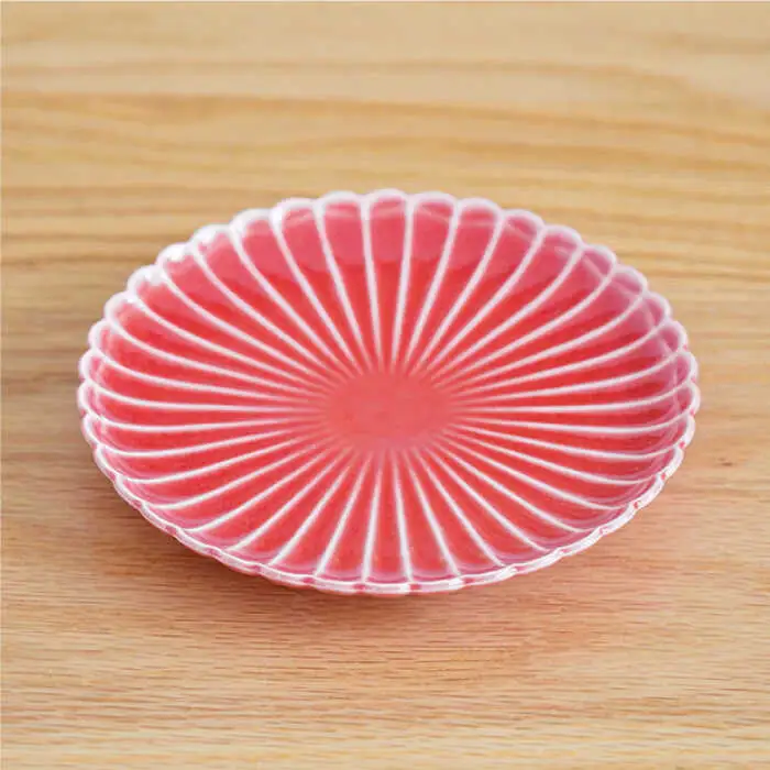 【波佐見焼】花しのぎ 新トリオ 和皿 プレート (白・薄赤・薄黄) 食器 皿 【団陶器】 [PB58] 波佐見焼