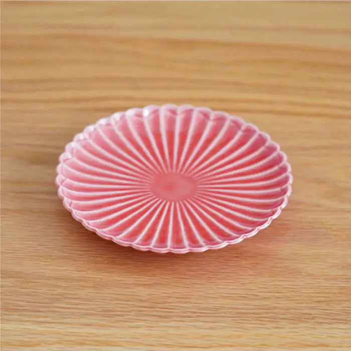 【波佐見焼】花しのぎ 新トリオ取皿 プレート (白・薄赤・薄黄) 食器 皿 【団陶器】 [PB59] 波佐見焼