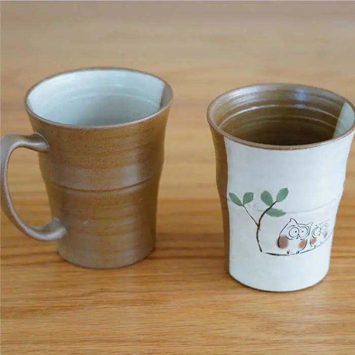 【波佐見焼】ふくろう マグカップ ペア 食器 皿 【団陶器】 [PB69] 波佐見焼
