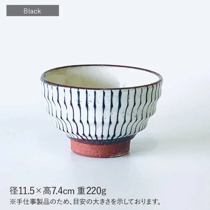 【波佐見焼】茶碗 モダン 十草 ペアセット 食器 皿 【ROXY】 [SB132]  波佐見焼