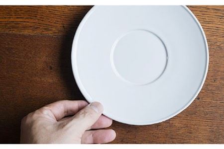 【波佐見焼】デルフト皿 プレート18cm 白つや釉 2枚セット 食器 皿 【イロドリ】 [KE19] 波佐見焼