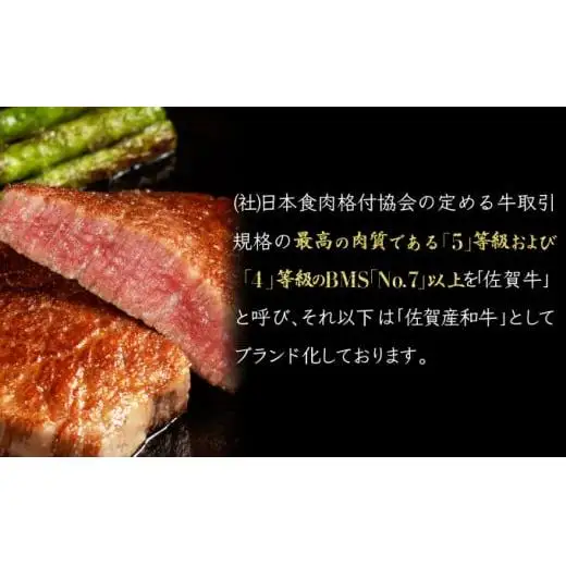200g×3枚 佐賀牛｢ヒレステーキ｣ G-246