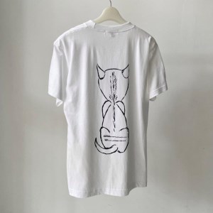 CAT T-SHIRT【XLサイズ／WHITE】 [h125]
