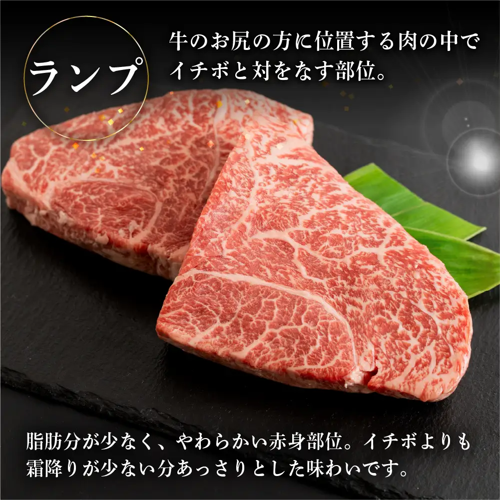 飛騨牛ランプステーキ　200g×3 【70-27】