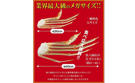 ずわいがに ほんまにうまい ハーフポーション ずわいがに【1kg】