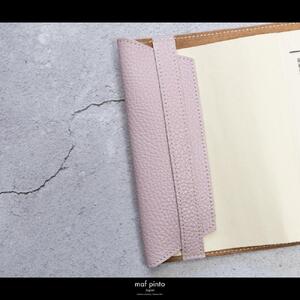 maf pinto (マフ ピント) レザーブックカバー文庫サイズ ADRIA LINE ライトピンク 本革 日本製
