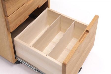 ＜角がまるいワゴン＞かどまるワゴン／オーク／机／大川家具