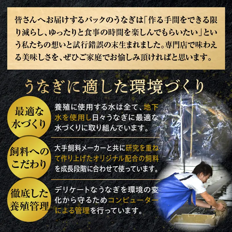 うなぎ 蒲焼 うなぎ[国産 3尾 計480g以上]