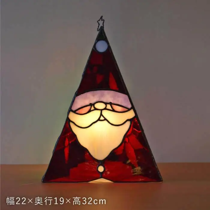 ステンドグラス ランプ SL-25 クリスマス《糸島》【アトリエエトルリア】照明 インテリア 工芸品 [ARF025] ランキング 上位 人気 おすすめ