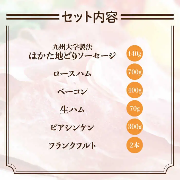 【お中元対象】＼DLG金賞受賞！／糸島の陽光 ハム 5種 セット 3 《糸島》 【志摩スモークハウス】ハム ソーセージ 食べ比べ[AOA003]