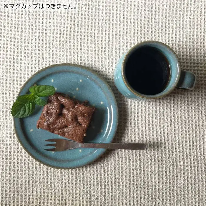 【 青磁 シリーズ 】 水玉 五寸皿 5枚 セット糸島市 / うつわと手仕事の店 研　器 陶器 食器 手作り クラフト [ARD024]