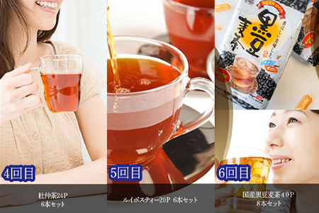 「全6回定期便」色々な飲み物定期便 ジンジャーエール コーヒ－ 甘酒 お茶