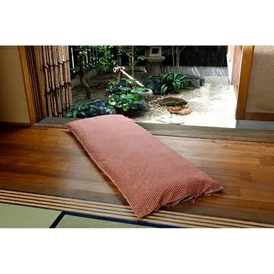 【 洛中高岡屋 】うたた寝にちょうどいい寛ぎのアイテム カバータイプごろ寝敷きふとん＜ゆったりサイズ＞（ピンク系）