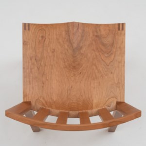 椅子 チェア ストライプウッドシート チェリー材 イス 家具蔵 KAGURA 【椅子】【ho0937】