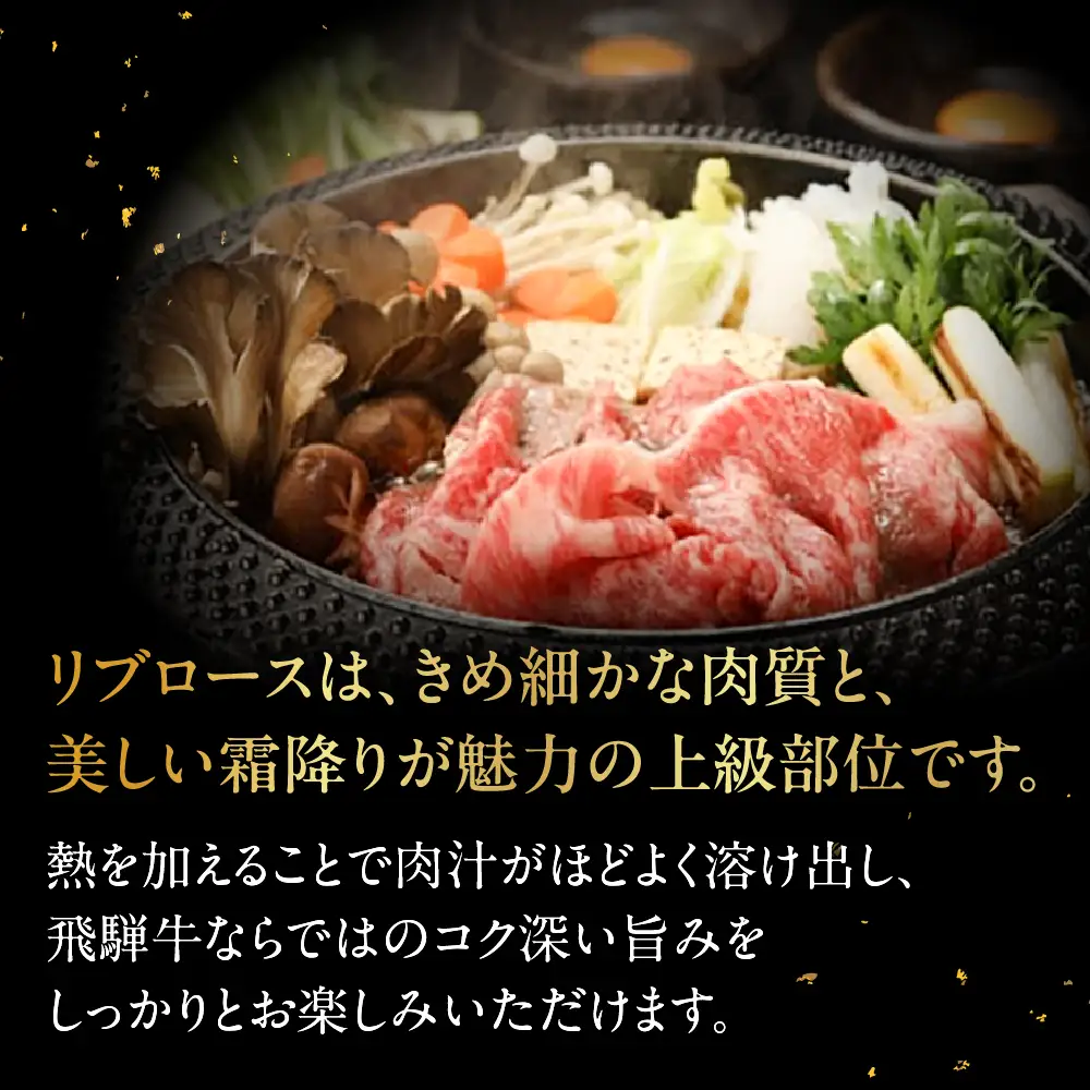 飛騨牛 リブロース 500g（焼肉用）【22-20【1】】
