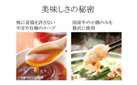 もつ鍋 やまや あごだし醤油味 3～4人前 もつ鍋