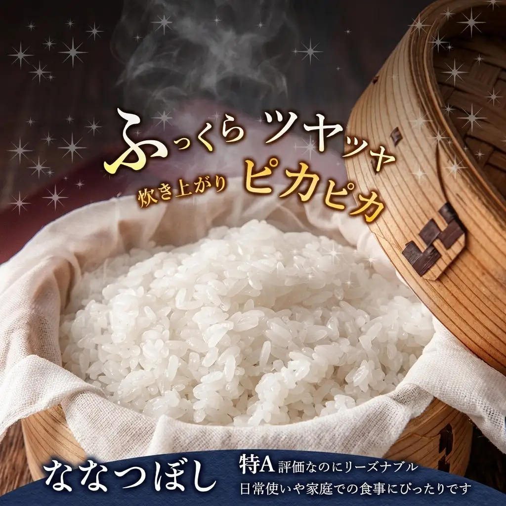 ななつぼし 無洗米 富良野産【5kg】【6ヵ月定期便】令和8年産