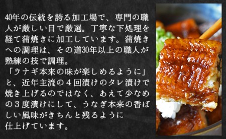 養殖うなぎ蒲焼き 3尾(合計約420g)(台湾産鰻) 【鰻 鰻 鰻 鰻 鰻 鰻 鰻】 fb-0014