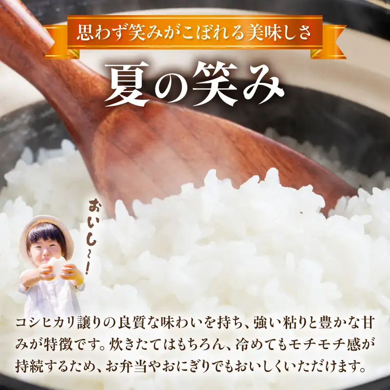 令和8年産 串間産のお米「 夏の笑み 」（10kg）_K025-002-R8