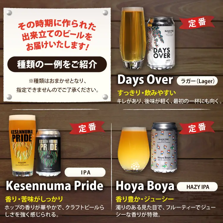 3回 定期便 BTB クラフトビール 6缶 セット【総計18缶】 